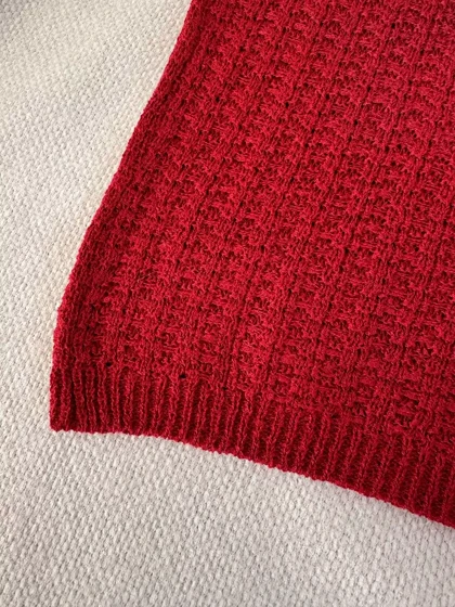 ست تاپ و رویی بافت کد 5429