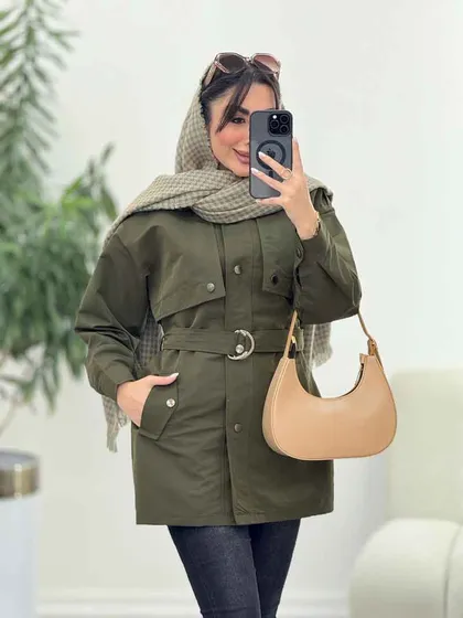 بارانی ژیله دار سپیدار