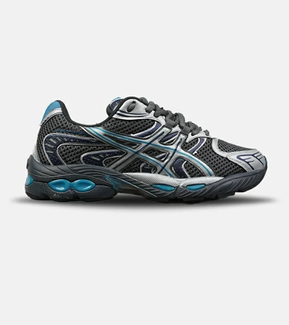 کفش کتانی مردانه و زنانه طوسی آبی ASICS Gel-Phoenix مدل 8882
