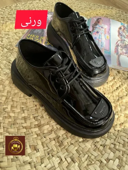 کتانی لوفر بندی لژدار زنانه