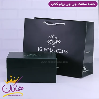 ساعت مچی جی جی پولو مردانه فلزی مشکی صفحه سبز JPC.S04059A/3