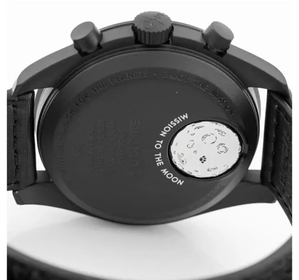 ساعت امگا سواچ ماه مشکی اسنوپی Omega Swatch Mission To