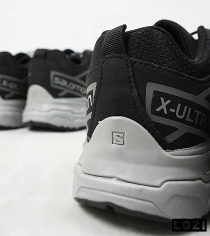 کفش کتانی بزرگ پا مشکی طوسی Salomon X ULTRA