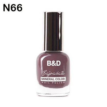 لاک ناخن بی اند دی B&D ساده سری N