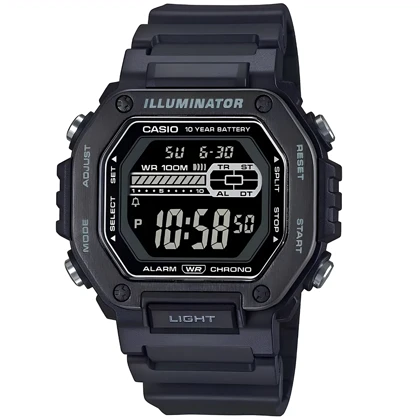 ساعت مچی مردانه دیجیتال کاسیو CASIO مدل MWD-110HB-1BVDF ضد آب
