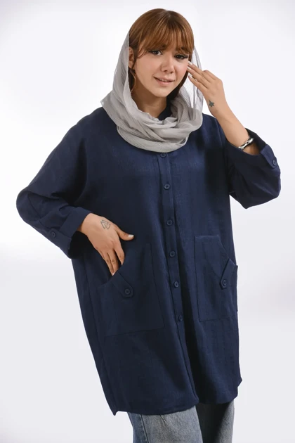 مانتو لوئیز کریشه سایز بزرگ رسا