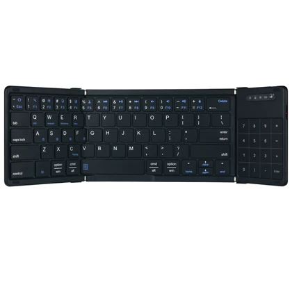 کیبورد بی‌سیم تاشو شارژی با تاچ پد Foldable Keyboard