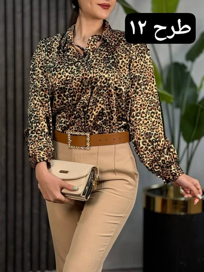 شومیز ساتن ریونا کد 1796