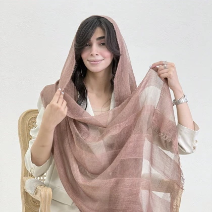 شال زنانه لینن آناستازیا | آی بولک