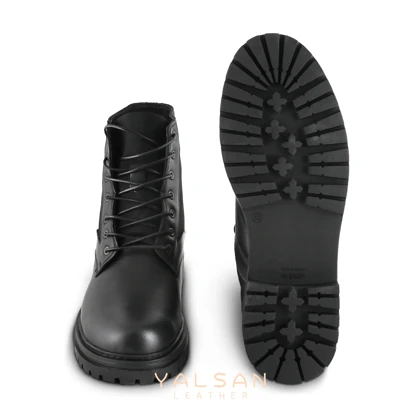 نیم بوت مردانه چرم یلسان مدل بارو کد 583-GN