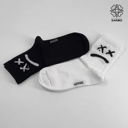 جوراب طرح ناراحت ساق‌دار
