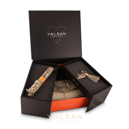 ست هدیه زنانه چرم یلسان مدل هیلدا کد 108-ATS-PRM-RTL