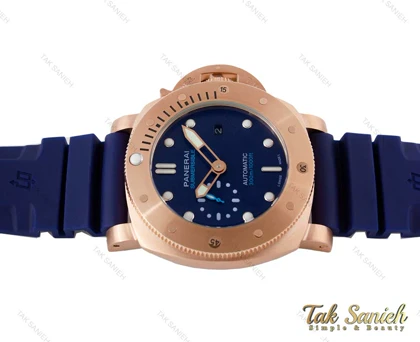 ساعت پنرای Submersible مردانه اتوماتیک سرمه ای Panerai-4027-G