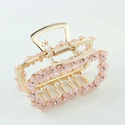 کلیپس زنانه مدل فلزی گل‌دار