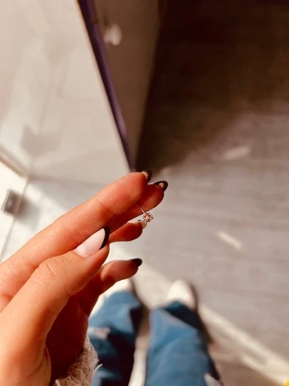 گوشواره تک نگین کد 201