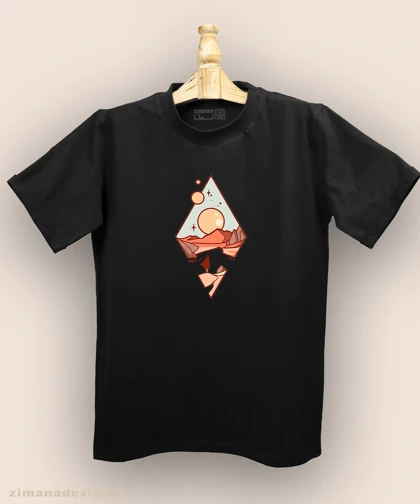 تیشرت مردانه و زنانه طرح تلماسه کد 919