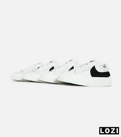 کفش نایک مردانه و زنانه سفید مشکی Nike Blazer Low 77 Jumbo