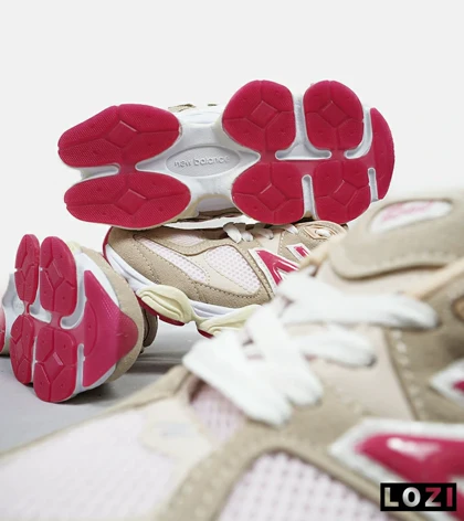 کفش کتانی زنانه قهوه ای کرم NEW BALANCE 9060