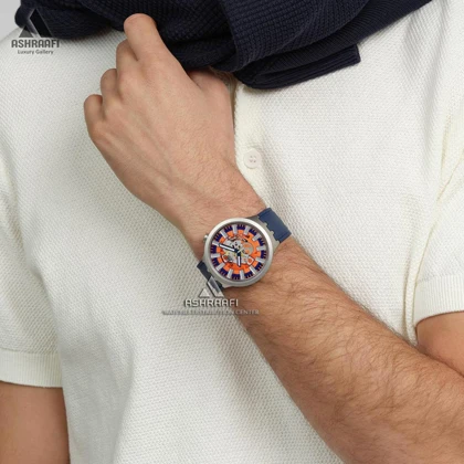 ساعت سواچ بند سورمه‌ای Swatch SB07S114