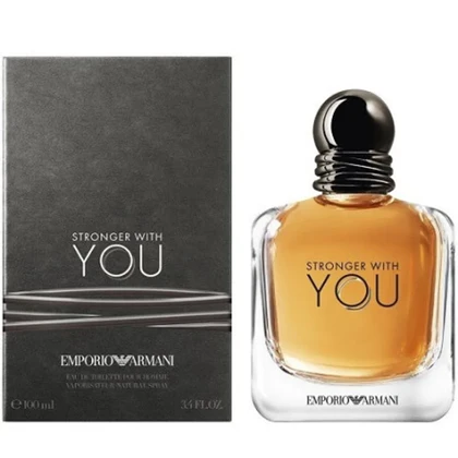 ادو تویلت مردانه جورجیو آرمانی (Giorgio Armani) مدل Stronger With You حجم 100 میلی‌لیتر