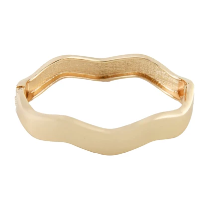 دستبند زنانه طرح بنگل مدل موج