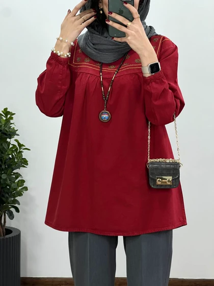 مانتو گلدوزی پونه 2