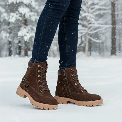 بوت چرم جیر زنانه 225