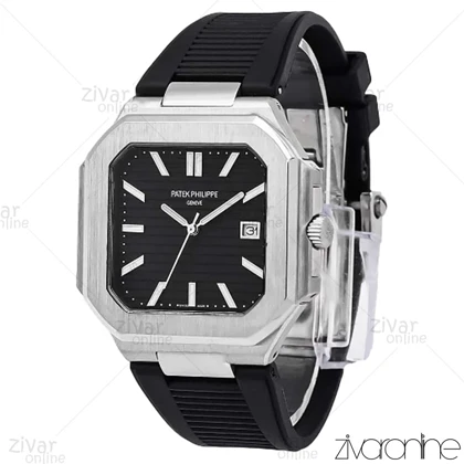ساعت پتک فیلیپ کوبیتوس مردانه بند رابر مشکی 106926
