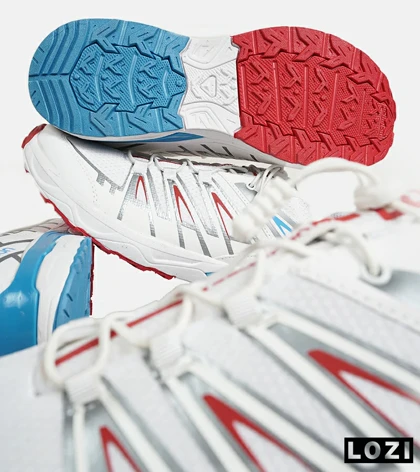 کفش کتانی بزرگ پا سفید قرمز ابی سالومون Salomon X ULTRA