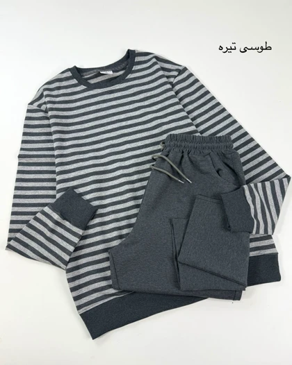 ست بلوز شلوار راه راه مردونه - کد محصول 1542