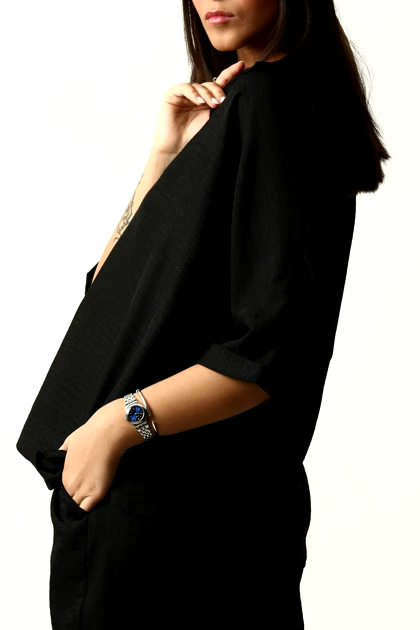 شومیز جلو بسته یقه برگردان زنانه