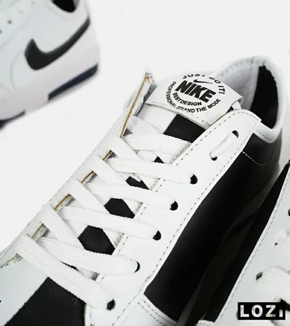 کفش مردانه و زنانه سفید مشکی NIKE AirForce 1 low مدل 7422