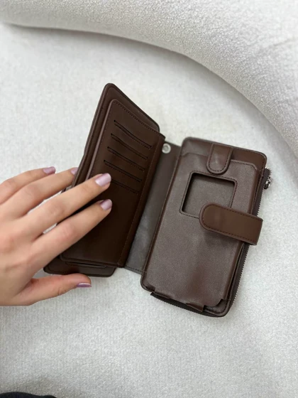 کیف پول مردانه جا مبایلی دار