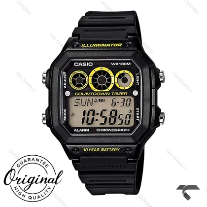 ساعت کاسیو مردانه AE-1300WH-1A اصل مشکی Casio-11952-G
