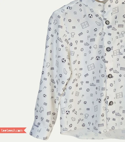 پیراهن پسرانه طرح فوتبال