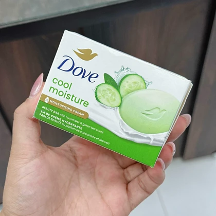 صابون کرمی خنک‌کننده داو خیار و چای سبز 106 گرم Dove Cool Moisture Beauty Bar