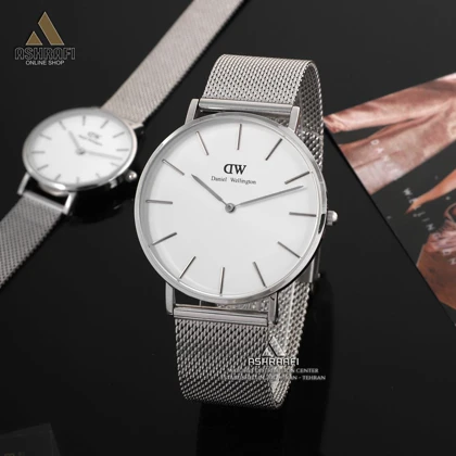 ساعت دنیل ولینگتون صفحه سفید Daniel Wellington 0103