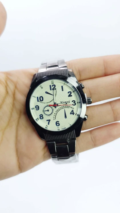 ساعت مچی مردانه نانسی Nanxi با موتور کوارتز و سبک 3موتوره