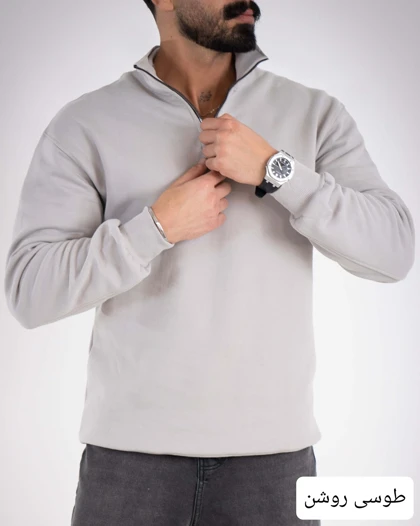 دورس مردانه نیم زیپ پارسا_کد4763