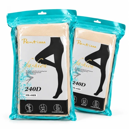 جوراب شلواری تو کرکی زنانه پنتی مدل Fashion Natural - ضخامت 240D - رنگ کرم (رنگ پا)