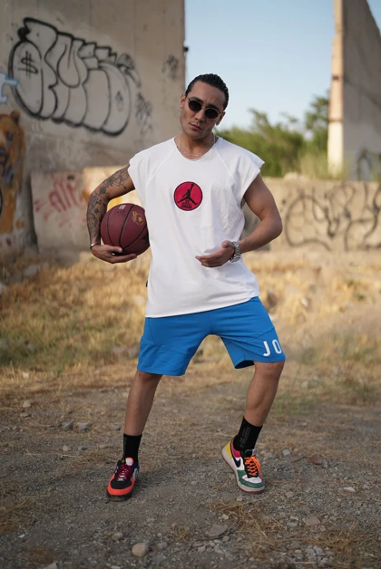 رکابی حلقه‌ای وست (جردن) سفید Pedro Pascal