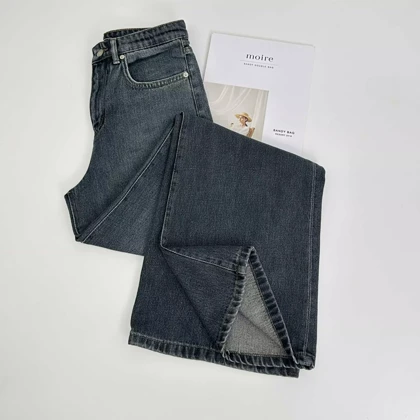 شلوار جین نیم بگ 1007270