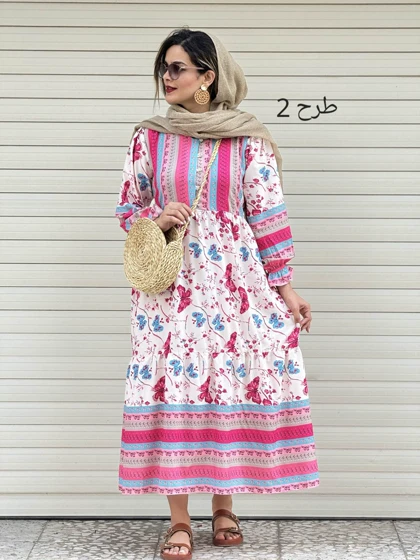 مانتو پیراهنی دکمه دار غزال