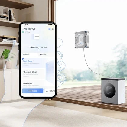 ربات شیشه پاک کن اکووکس ECOVACS مدل WG858-07 با مسیریابی هوشمند