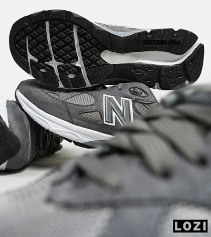 کفش کتانی طوسی فیلی NEW BALANCE 990