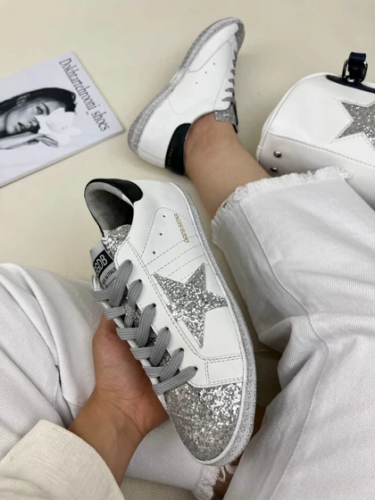 کتانی ونس زنانه گولدن گوس اس استار رویه تمام لمه GOLDEN GOOSE SSTAR کد 1661