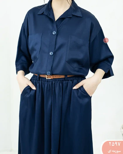 شومیزدوجیب سیلک 2597