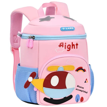 کیف مدرسه کوله پشتی بچه گانه هلیکوپتر اورجینال اولنگ OLANG 6166