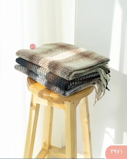 شال موهرچهارخونه 3971