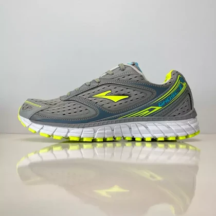 کفش راحتی مردانه بروکس مدل گاست Ghost طوسی سبز